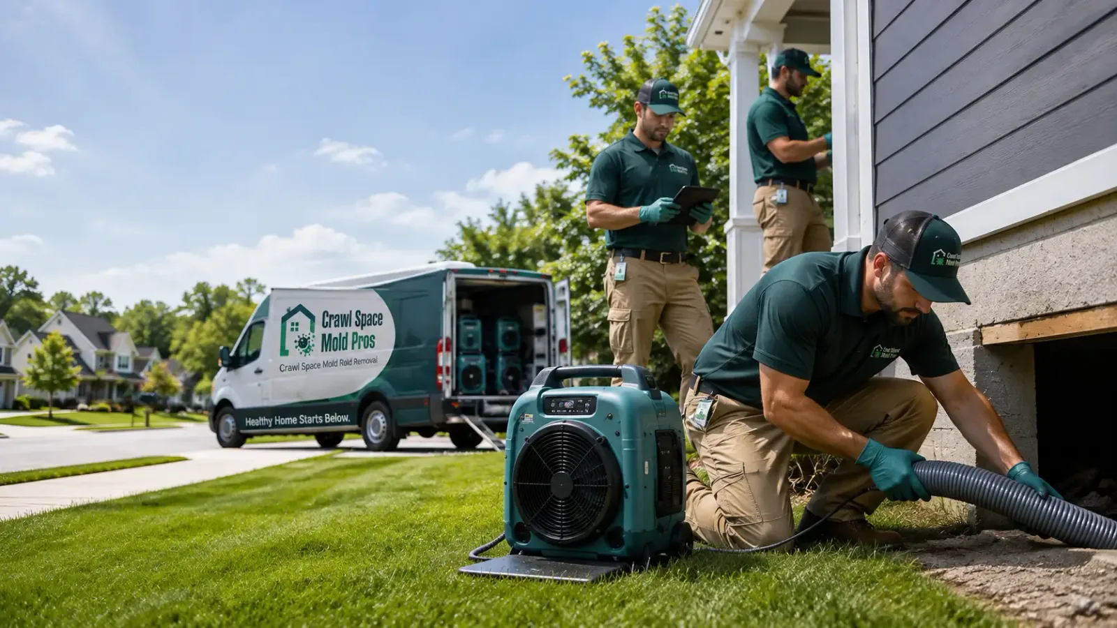 Crawl Space Mold Removal in Fairfield, PA